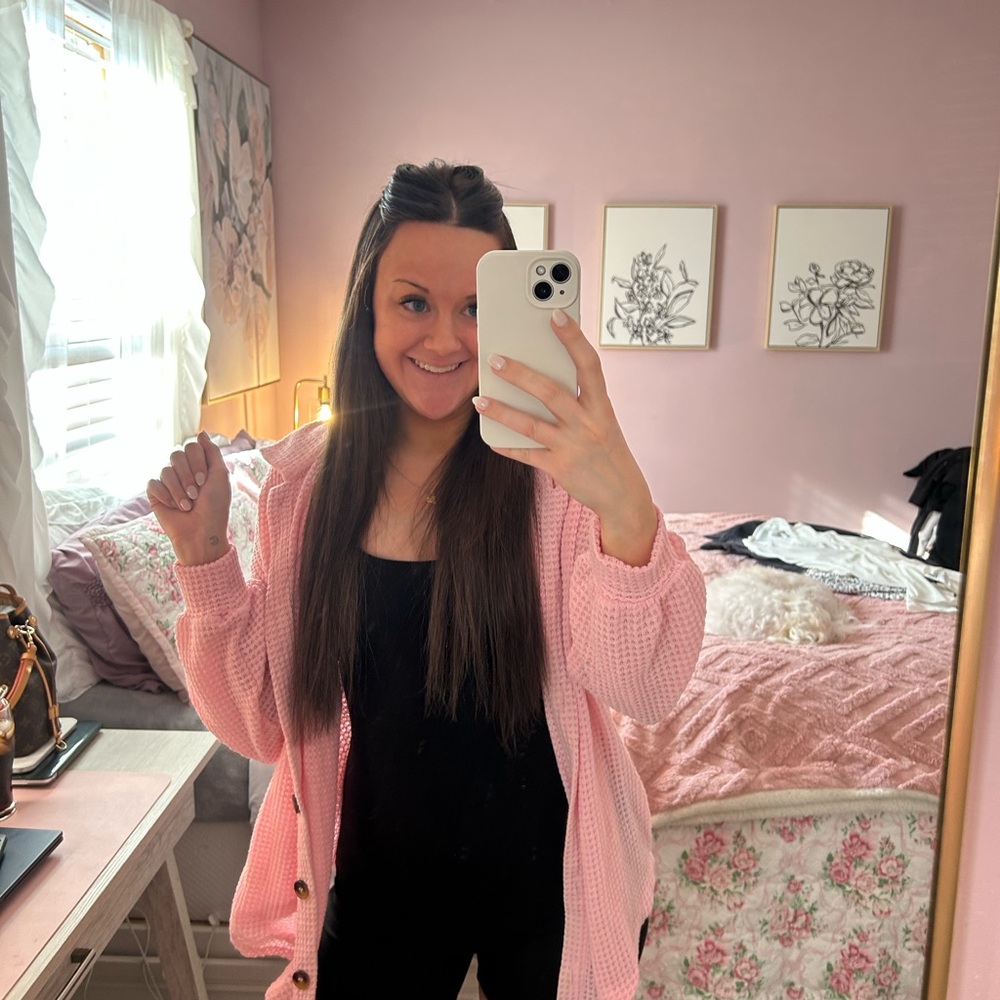 Amazon Pink Women's Cardigan